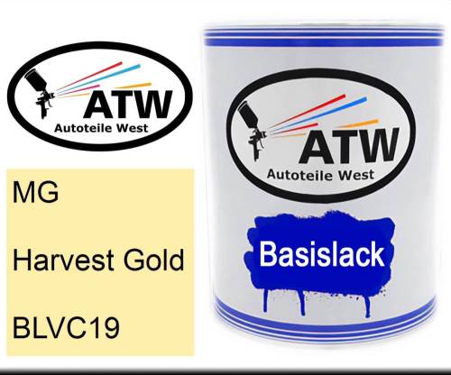 MG, Harvest Gold, BLVC19: 1L Lackdose, von ATW Autoteile West.